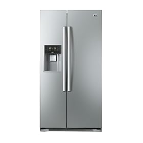 LG GWL207FSQA American Style Fridge Freezer Brushed Steel