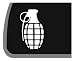 Hand Grenade Car Decal / Sticker
