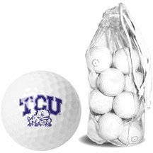 Texas Christian Horned Frogs 15 Golf Ball Clear Pack