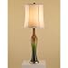 Currey & Company 6090 Art Deco / Retro Green/Brown Milos Table Lamp