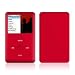 Solid State Red Design iPod classic 80GB/ 120GB Protector Skin Decal Sticker