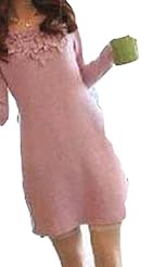 Above the Knee Long Sleeves Cashmere Mini Dress  with a Brush/Sweep Train 