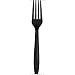 Creative Converting Touch of Color Premium 24 Count Plastic Forks, Black Velvet