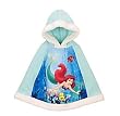 Disney Princess Ariel Hooded Fleece Poncho Small/Medium