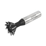 uxcell　アリ式カッター　アリ式フライス　高速度鋼素材　ストレートシャンク　25mmのカッティング径　 55 ℃