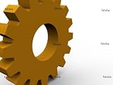 Wallmonkeys Peel and Stick Wall Graphic – Large Gear – 36″W x 27″H