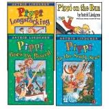 The Pippi Longstocking 4-Book Set: Pippi Longstocking, Pippi Goes on Board, Pippi in the... by Astrid Lindgren, Emily Arnold McCully, Nancy Seligsohn, and Louis S. Glanzman