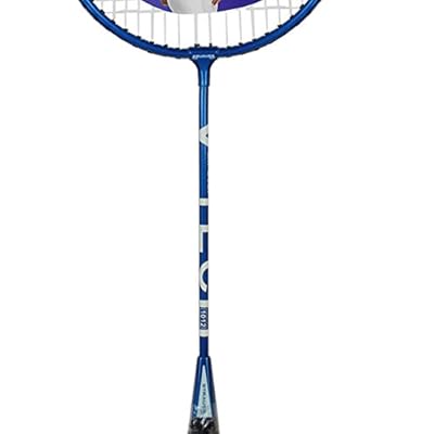 Strauss V-Tech 1012  Badminton Racquet with Full Cover (Black/Blue)