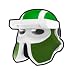 White Pilot AT-RT Helmet - LEGO Compatible Minifigure Piece