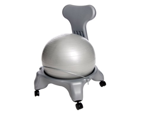 Ergonomic Balance Ball Fitness Chair with Anti-Burst Fitness Ball