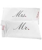 Wedding Gifts - Personalized Mr. & Mrs. Pillowcase Set