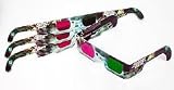 3D GLASSES - Journey to the Center of the Earth DVD - 3D Glasses - 3 Pairs