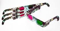 3D GLASSES for 3D movie - Original (not knock-offs) Journey to the Center of the Earth DVD - Cardboard 3D Glasses - 3 Pairs
