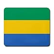Gabon Flag Mouse Pad