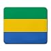 Gabon Flag Mouse Pad