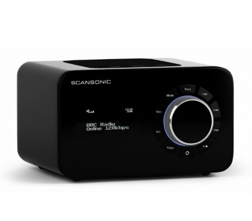 Scansonic R4 Internet Radio schwarz