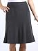 Charcoal Knee Length A-Line Skirt - New!