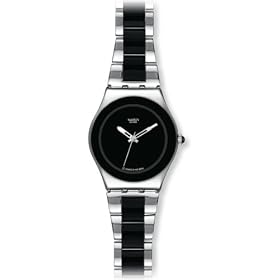 Swatch YLS168G Montre Femme BLACK CERAMIC