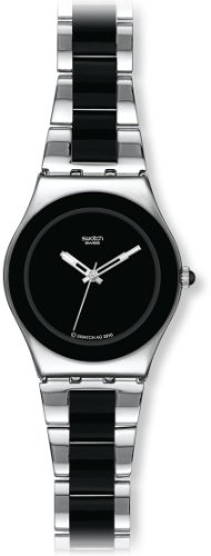 Swatch Damen-Armbanduhr Analog Edelstahl YLS168G