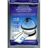Hoover 4010806S Replacement Type S Hepa Bag ( 2 Pack )
