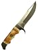 9 inch Burnt Handle Hunting Knife