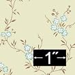 Green Empress Dollhouse Miniature Wallpaper