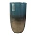 Torben Large Blue and Metallic Glass Vase