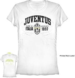 FC Football Club Juventus Soccer Juniors White T-shirt Tee