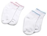 Hanes Girls 7-16 Six Pack White Ankle Sock