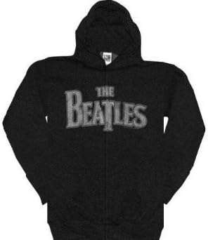 Beatles Hoodie Vintage Logo Zip Hooded Sweatshirt