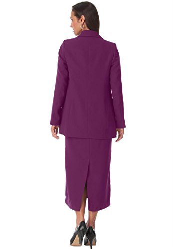 Jessica London Women's Plus Size Double Breasted Skirt Suit