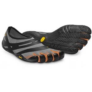 New Vibram FiveFingers El-X Grey/Black/Orange 42 Mens Shoes