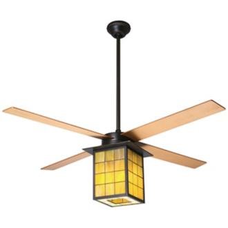 42 Library Rubbed Bronze Ceiling Fan