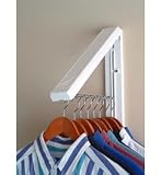 Arrowhanger White Instahanger - Folding Clothes Hanger (White) (17.5H x 3.0W x 1.25D)