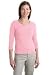 Ladies 3/4 Sleeve Scoopneck Shirt