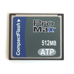 512MB Compact Flash Cf 45X High Speed High Quality Slc by ATP