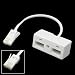 One BT Plug to Two UK BT Telephone Socket Adapter Splitter
