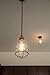 Design House 519652 Ajax Industrial Modern 1-Light Indoor Mini Pendant with Metal Wire Cage for Kitchen island barDining Room, Textured Coffee Brown