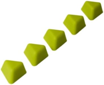 KMN Home DrawerDecor - Customizable Drawer Organizer Triangle Divitz (5-Pack) - Lime