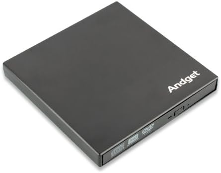 Andget USB External DVD-RW Recorder Burner Black