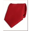 Premium Seidenkrawatte Tutto Rosso Uni Satin rot 2k