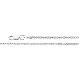 14K White Gold 1.75mm Popcorn Chain - 16, 18 and 20