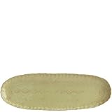 Vietri Bellezza Celadon Narrow Oval Platter 20.5 In L, 7 In W