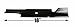 USA Mower Blades U11185BP (6) Extra High-Lift for Simplicity 5021227ASM Scag 482878 A48108 Length 18 in. Width 3 in. Thickness .200 in. Center Hole 5/8 in. 36in. 52 in. Deck