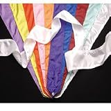 Polychina Silk Dance Ribbon Streamer - Worship or Praise Dance, Twirling, Rhythmic Gymnastics, Color Guard & Band