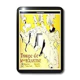 Florene Art Deco and Nouveau - Lautrecs Painting Of Chorus Line - Light Switch Covers - single toggle switch