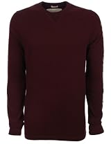 Abercrombie & Fitch Mens Sweatshirt Burgundy