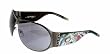 Ed Hardy Battle Shield Sunglasses: Gunmetal