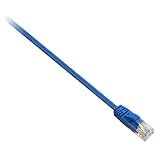 V7 CAT5e Snagless Molded Network Patch Cable RJ45 Male to Male, Blue (25-Fe ....