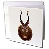 African Art - African Mask - Greeting Cards-12 Greeting Cards with envelopes